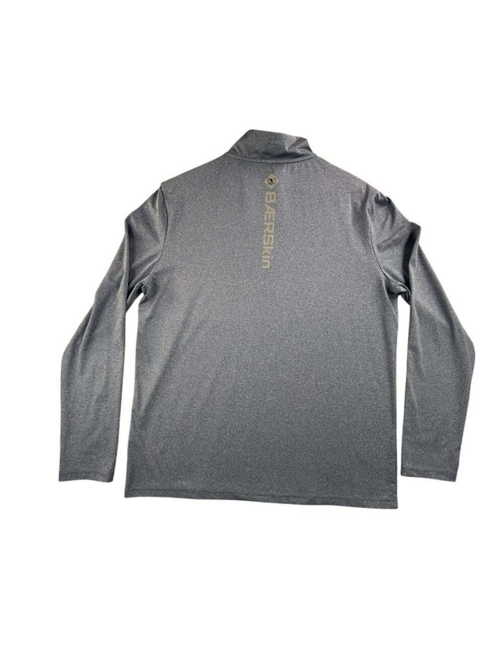 BAERSkin Pullover Mens Large Blue Vanguard Zip 1/4 Zip Base Layer Stretch Top